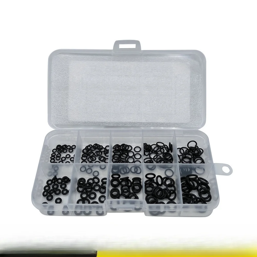 High Temperature Seals Nitrile O-Ring Kit Heat Resistant To 250 C Oil Resistant Fuel Resistant 10-size Variety
