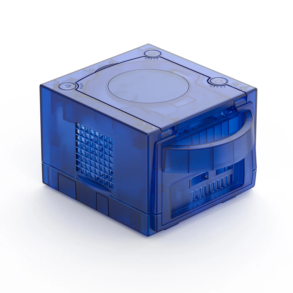 TicKnot новейший прозрачный сменный чехол Drank Geen & Blue для Nintendo Gamecube, защитный чехол для игровой консоли NGC