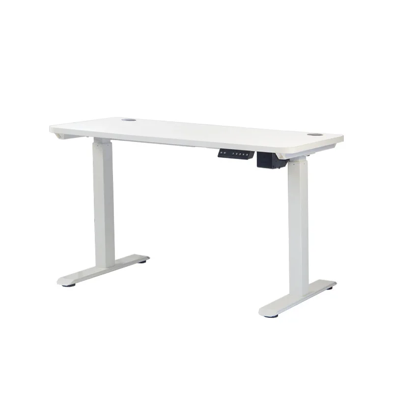 Dual Motor   Executive Office I Shape Sit Stand Intelligent Standing Electric Height Adjustable Computer Desk