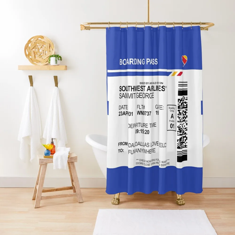 

Boarding Pass Pillow GSM Shower Curtain Shower For Bathroom Bathroom Showers Transparent Bathroom Shower Curtain