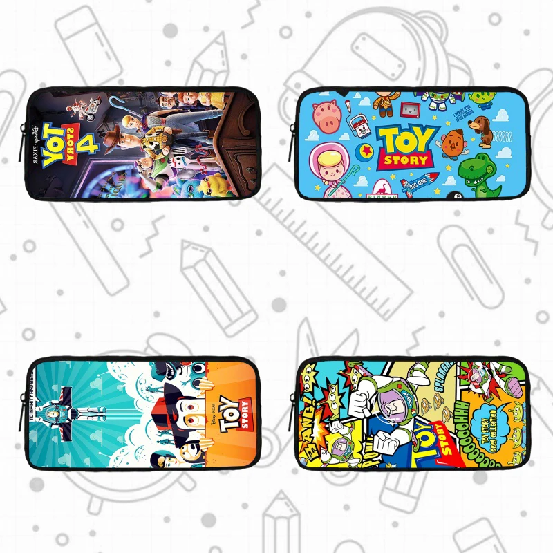 

Disneyi School Pencil Bags for Child,Cartoon Toy Story School Pencil Bags for Boys Gilrs,Large &Simple Pencil Case for Kids