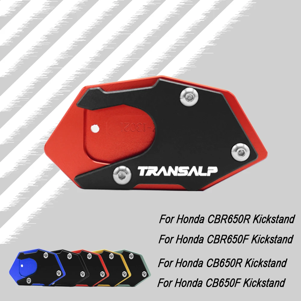 For Honda XLV 600 650 700 TRANSALP Motorcycle Kickstand Extension Plate Foot Side Stand Enlarge Pad