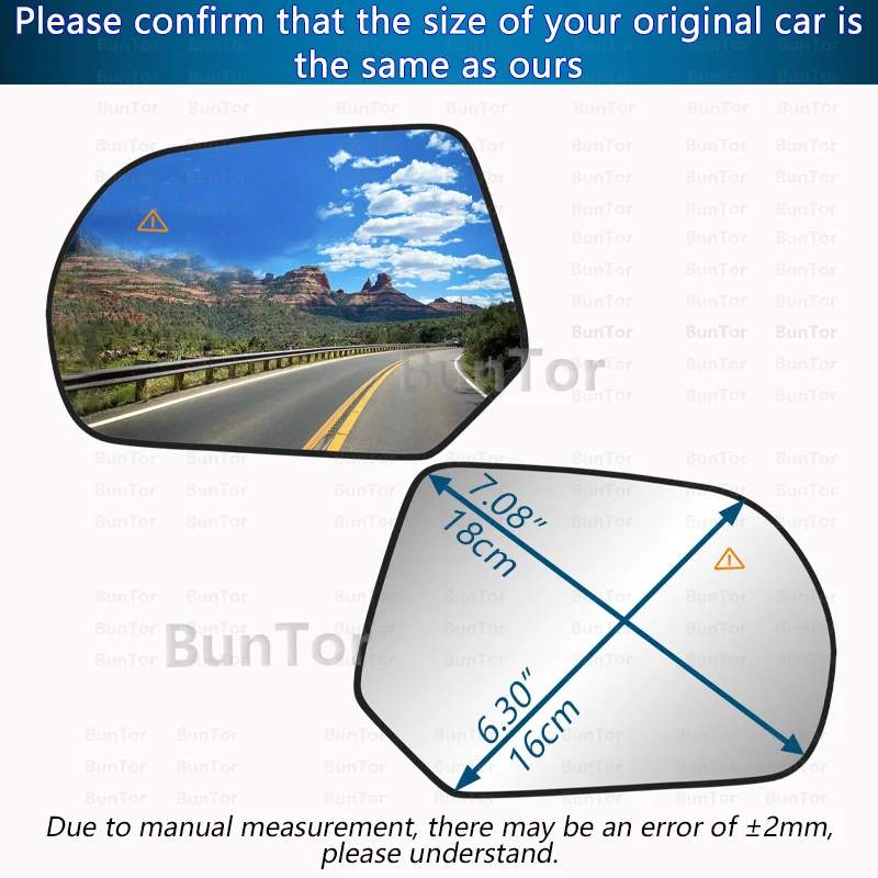 Für Hyundai IONIQ5 2022 2023 2024 2025 Rückspiegelglas/87611-GI110 Linkes und rechtes Außenspiegelobjektiv/87611-K2000 Autoteil – Detail 8