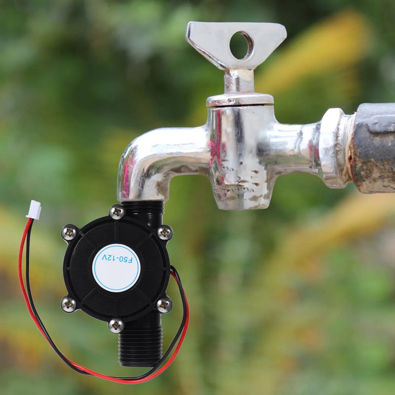 Small Generator 12v Black Turbine Hydro Turbine Water Wheel Crank Hydraulic Mini Generator High Efficiency