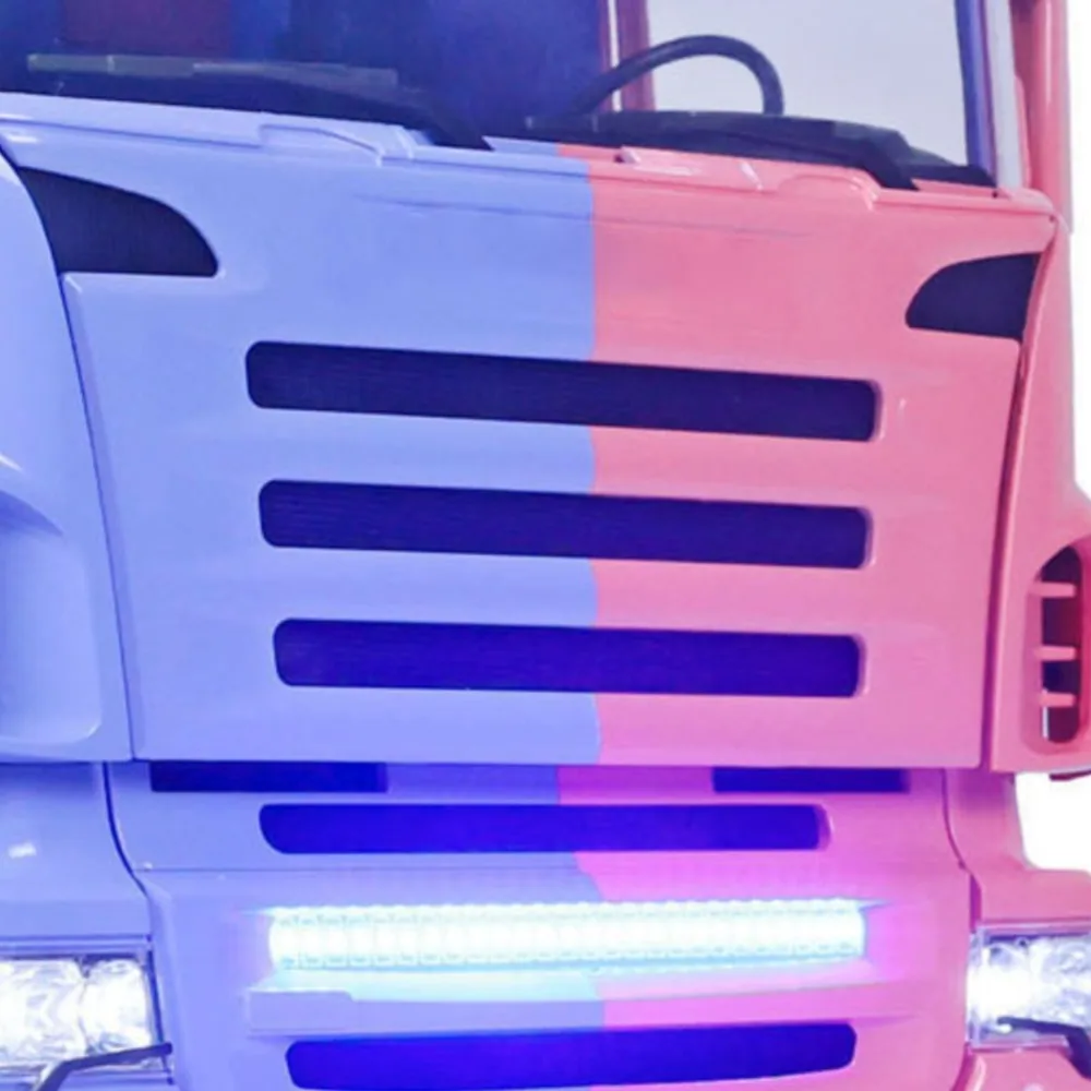 1/14 LESU RC شاحنة جرار 6X6 هيكل معدني RTR رسمت سيارات التحكم عن بعد نموذج ضوء أنظمة الصوت ESC سيرفو THZH1591