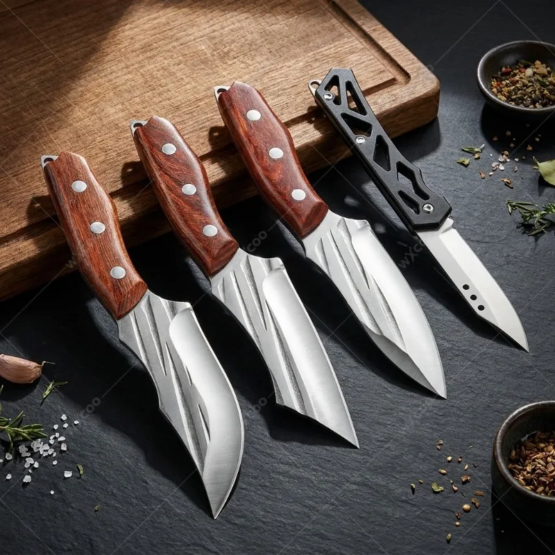 

WXCOO Forged Kitchen Knife Stainless Steel Kitchen Meat Cleaver Butcher's Boning Knife Vegetable Fruit Knife Kitchen Accessories