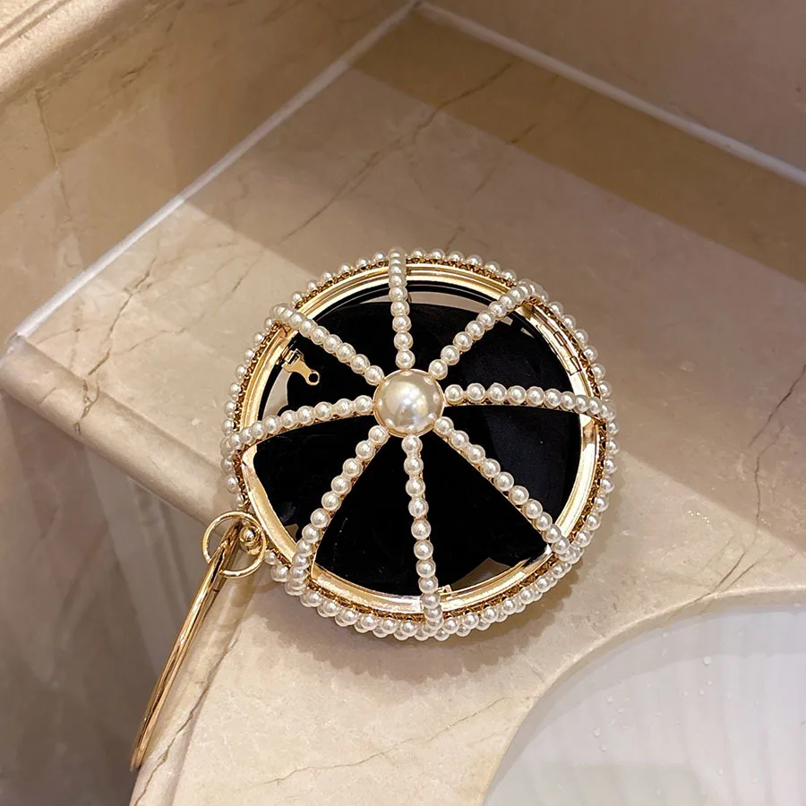 Luxury Wedding Clutch Bag Ball Handmade Pearl Hollow Out Metal Cage Handbags Party Purse High Quality Evening Bag Diamond 2026