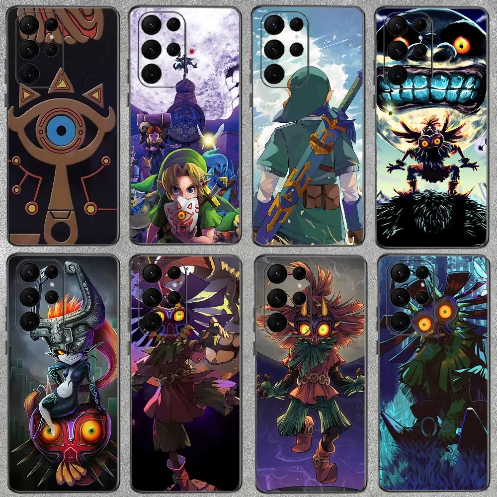 Game The-L-LegendS Of Z-Zeldas Phone Case For Samsung Galaxy A52 A12 A51 S21 Edge S22ULTRA S23 S20LITE Plus Ultra Black Cover