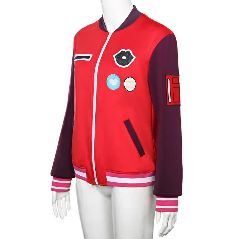 Kawai Rica jacket anime wonder egg priority same type Kawai cosplay costume Red Jacket high quality coat daily outfits