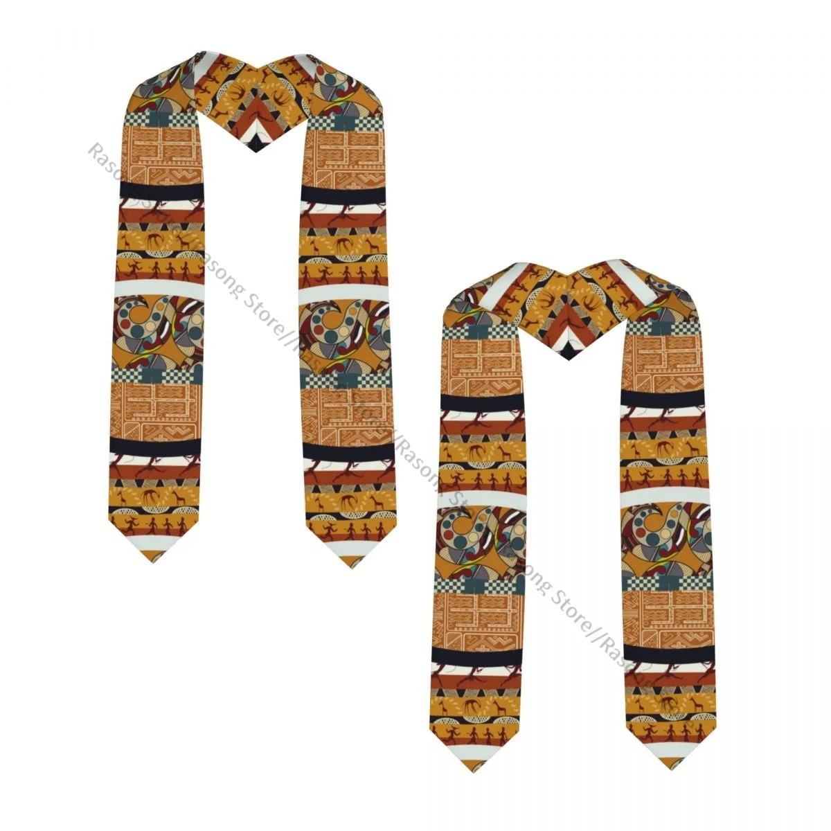 Graduation Stole for Academic Commencement Unisex African Tribal Adult Choir Stole Adult Honor Shawl