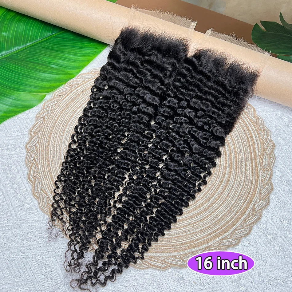 4x6 HD غير مرئية الدانتيل إغلاق غريب شعر بشري مجعد قبل قطعها ابيض عقدة اللون الأسود الطبيعي 100% الخام شعر بشري لعذراء