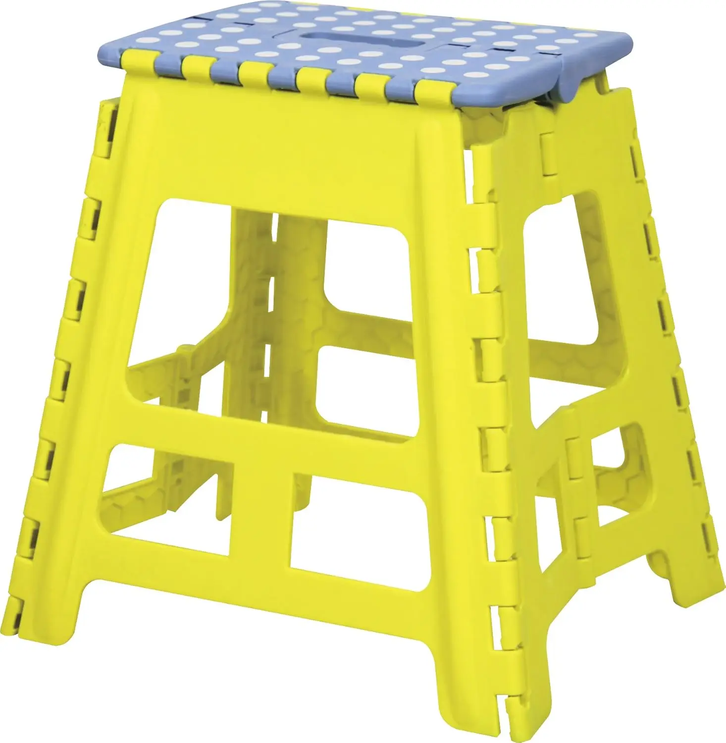 

Blc-312Ye Cluster Stool, Folding Step Stool, Large, Yellow