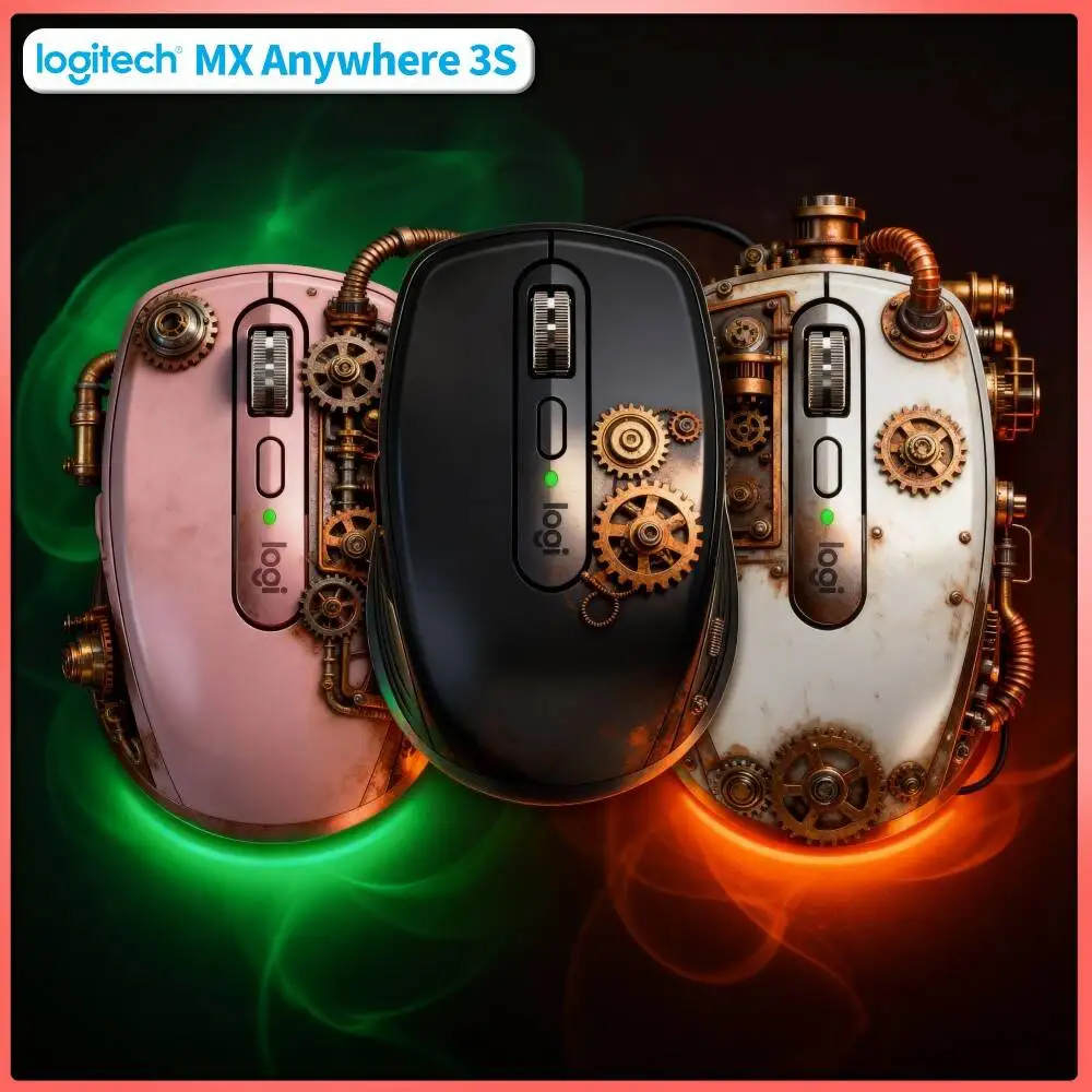 Premium MX Anywhere 3S - 8000 DPI, MagSpeed Scroll, Anti-Slip, Ideal for Boutique Owner & Desk Setup Work