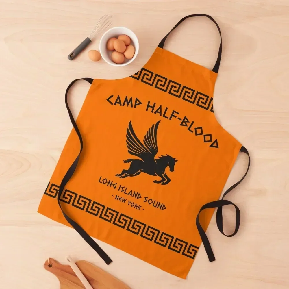 

Camp Half-Blood Apron Waterproof women professional hairdressing Kitchen Tools Accessories Cooking Apron