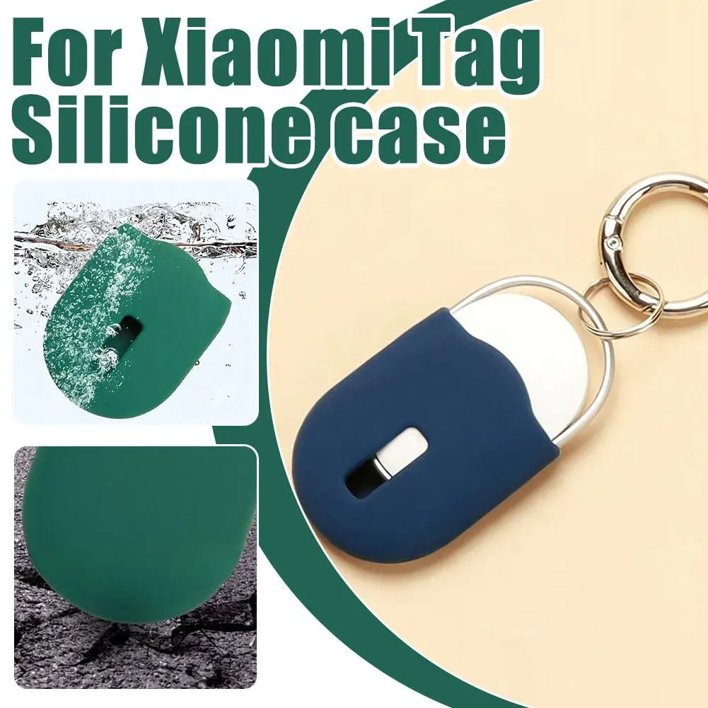

Силиконовый защитный чехол для Xiaomi Tag Tracker - мягкий силиконовый чехол для Bluetooth-трекера с защитой от потери, защитный чехол для устройства против потери вещей