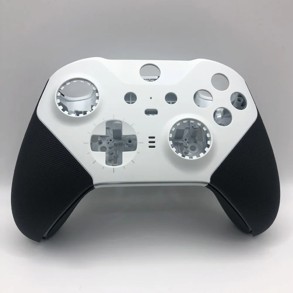 Carcasa blanca de repuesto para mando de Xbox One Elite Series 2, carcasa frontal y trasera, cubierta superior, carcasa inferior, reparación