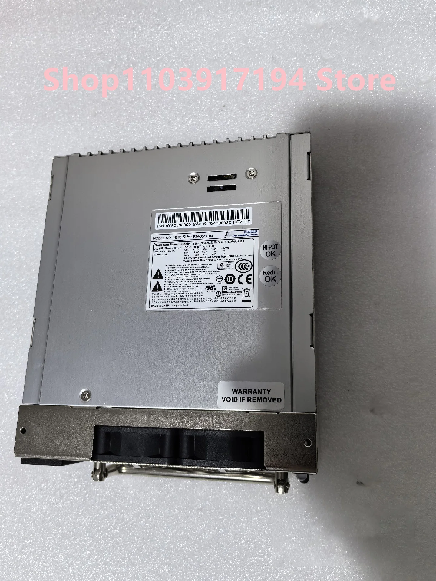 

Для FSP RM-3514-00 350W RM-4514-00 блок питания для корпуса диска