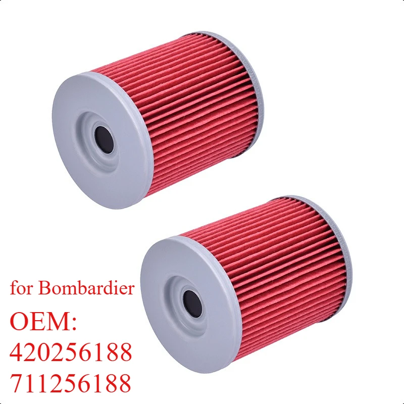 Filtro de Aceite para Motocicleta 420256188 711256188 para Bombardier ATV 330 400 Outlander DS650 650 Outlander 800 Outlander 800 H.O. EFI XT