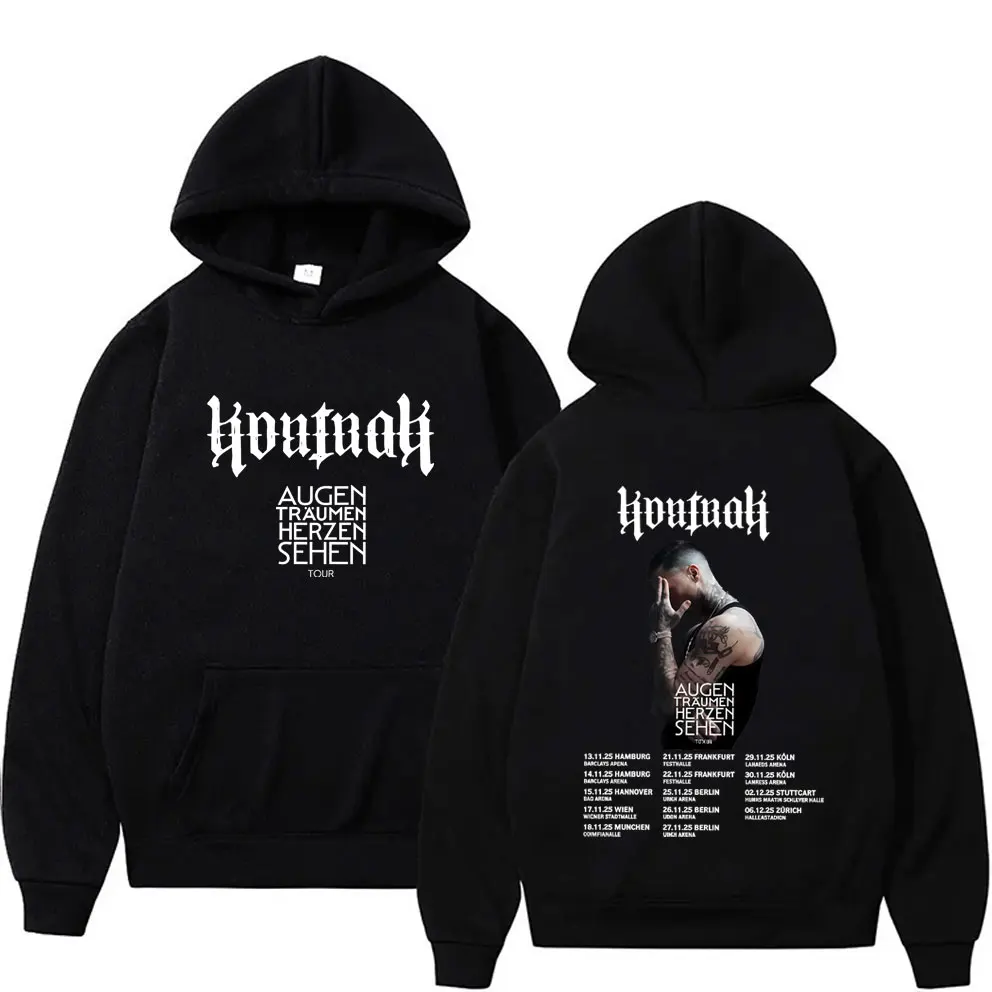

Rapper Kontra K Augen Traumen Herzen Sehen Tour Hoodie Men Women Hip Hop Fashion Pop Music Sweatshirt Male Oversized Streetwear