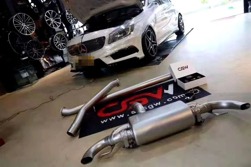 Stainless Steel Auto Parts Sound Exhaust  Pipes System for  A45 2.0T W177 2018-2022