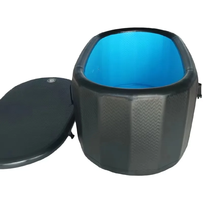 

Drop Stitch Ice Bath Tub for Athletes, YTYIN Cold Water Recovery Plunge with Chiller, Training Equipment