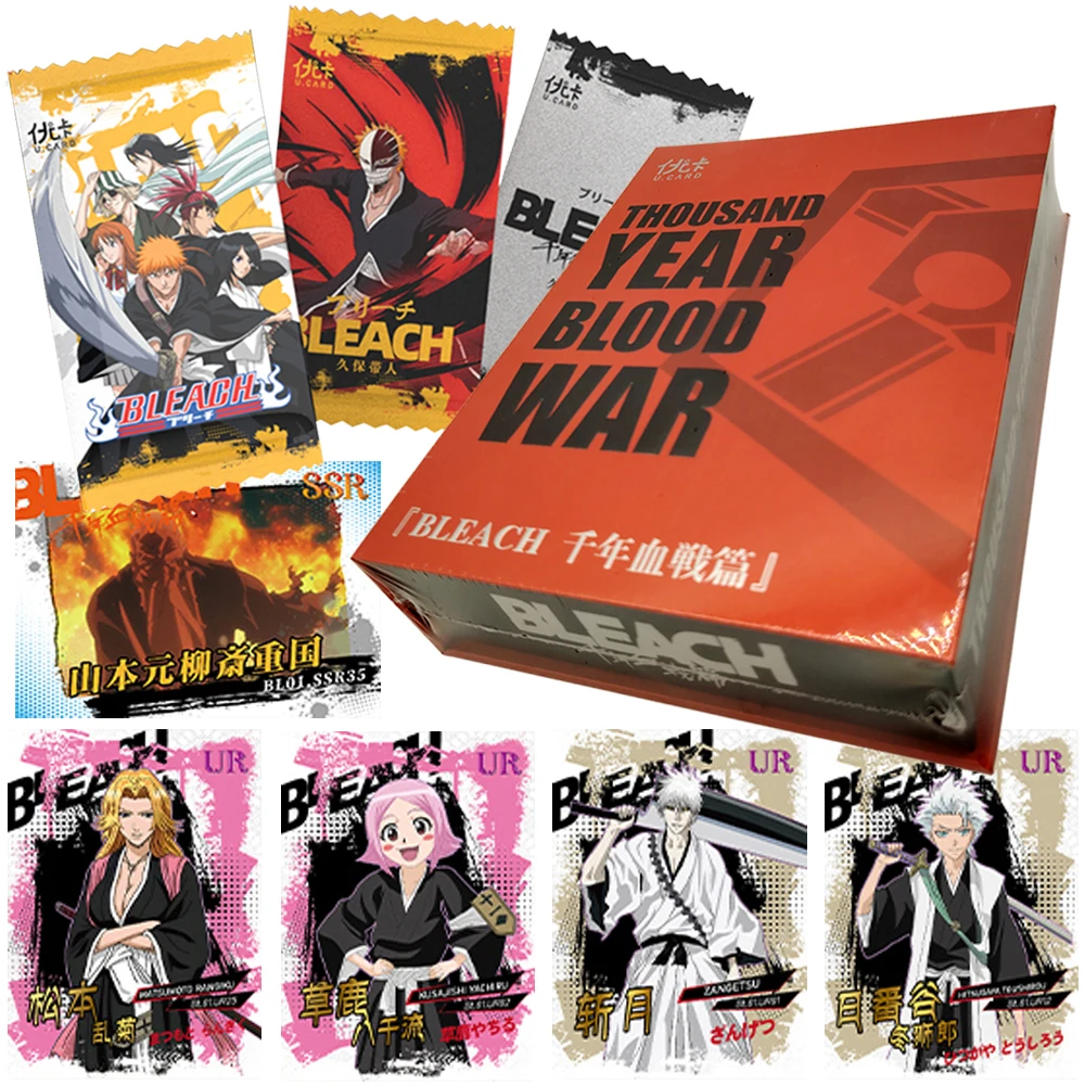 

Bleach Collection Card Classic Japanese Anime Cute Q-Version Character Enamel Rare Card Boys and Girls Love Christmas Gifts Toys