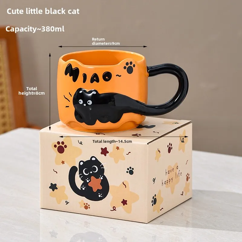 Cat Stacked Creative Mug Ceramic Coffee Mug