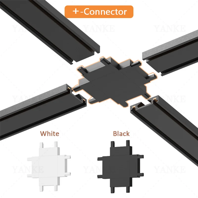Magnetische Led-railverlichting 6 mm ultradun veilig 48 V Opbouwplafondsysteem Geen hoofdlicht Zwart Wit Magneetraillamp Verlich