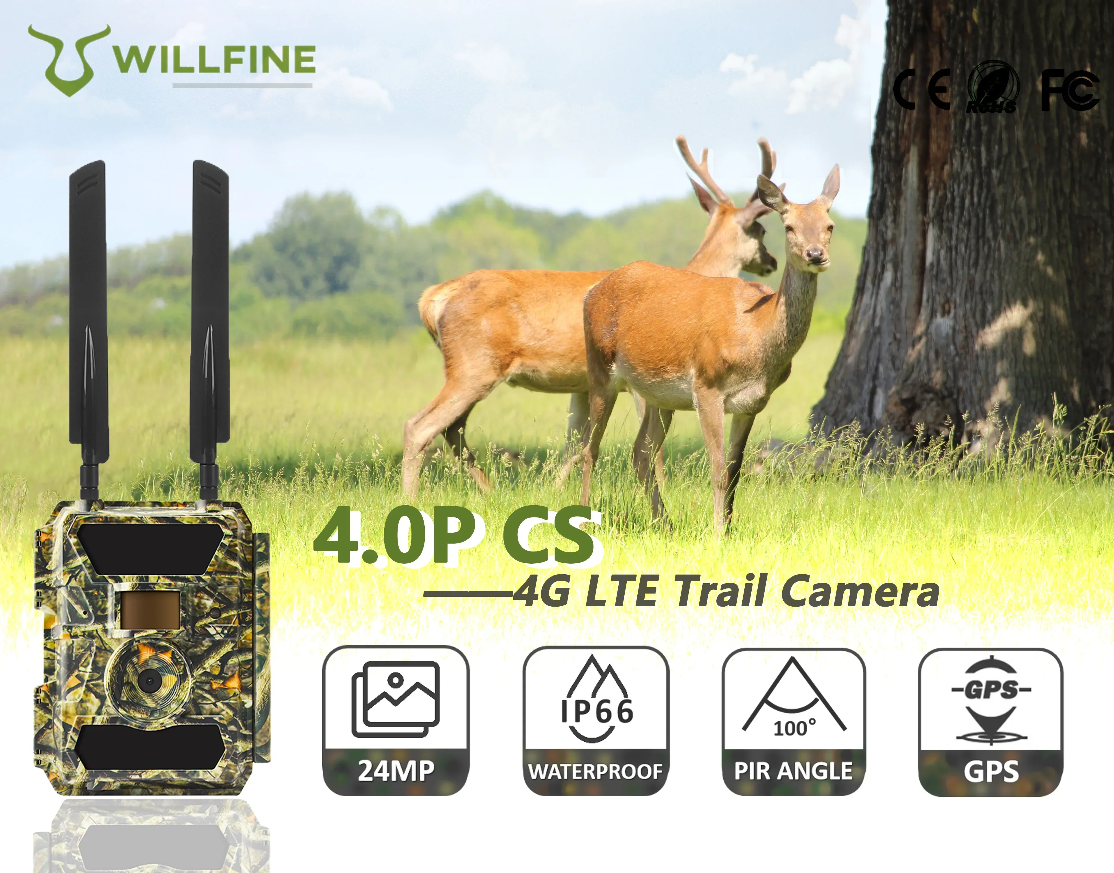 YYHC WILLFINE 4G outdoor gsm animal bulk trail cameras trap hunting trail camera for sale