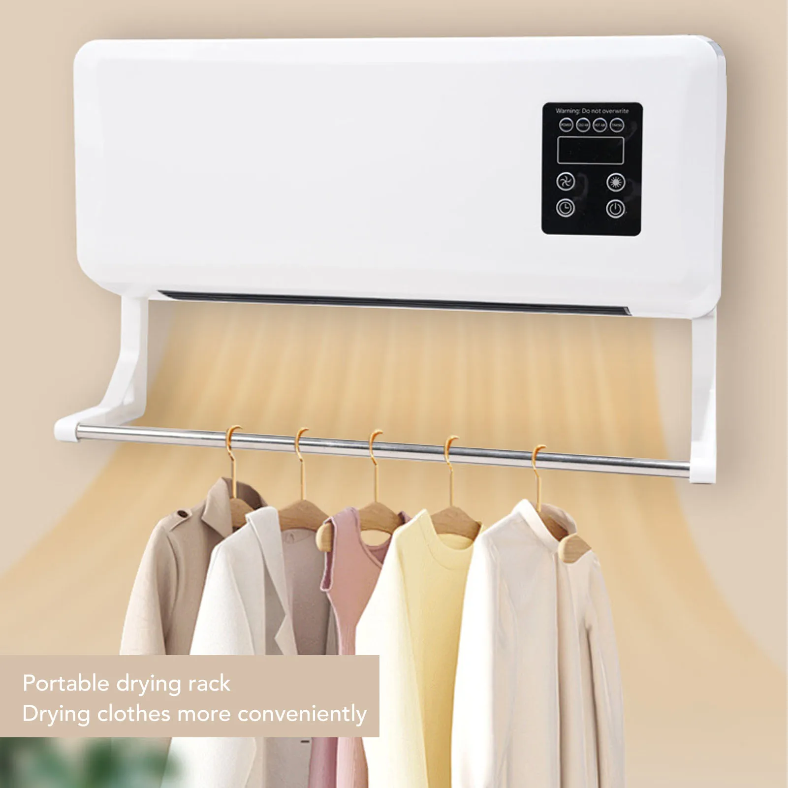 

Wall Mount Portable Conditioner Adjustable Room Cold and Warm Wall Mounted Conditioner Fast Heating for Bedroom
