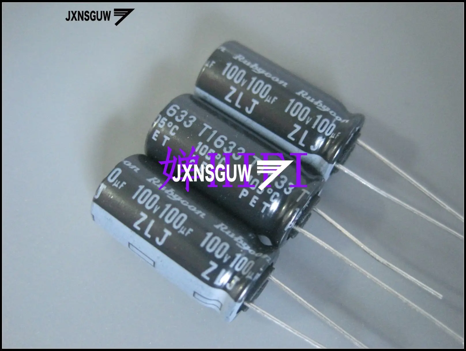 20PCS NEW RUBYCON ZLJ 100V100UF 10X20MM Aluminum electrolytic capacitors 100uF/100v 105 degrees 100UF 100V