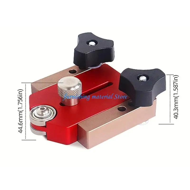 Y5GD Woodworking Table Push Table Push Manage Machine Tool Tool Calco del limite Sliding Myter Gauge Connector Retainer