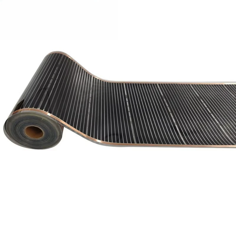 Graphene pet heating mat 80cm floor heating film outdoor kitchen hotel bathroom park application