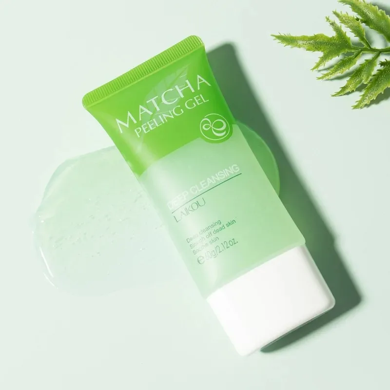 Matcha Exfoliating Gel 60g Facial Scrub Cleanser Pores Facial Body Moisturizing Scrub