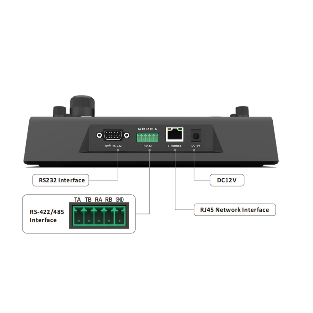 SZXLCOM PTZ Camera Controller 3D Joystick 3.49 inchs display Decode camera Control Keyboard without NDI conference controller