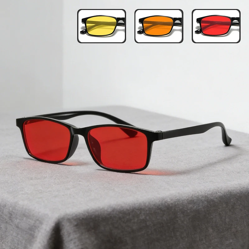 

New Ultra-Lightweight TR90 Anti-Blue Light Glasses for Men Classic Driving and Night Vision Goggles Eye Protection Eyewear