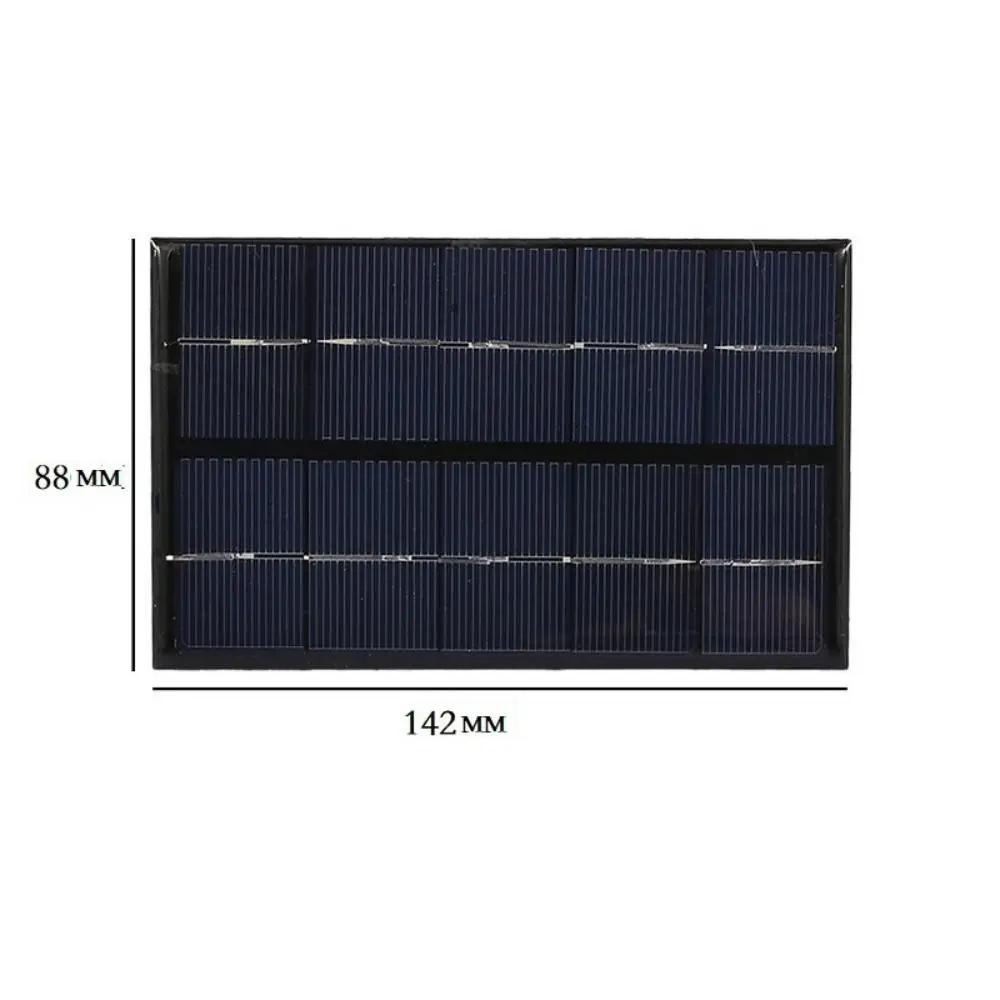 Tragbare 5V 2W Solar Panel Solar System Ausgang Solar Lade Board Power Panel USB Port Handy Ladegerät handy