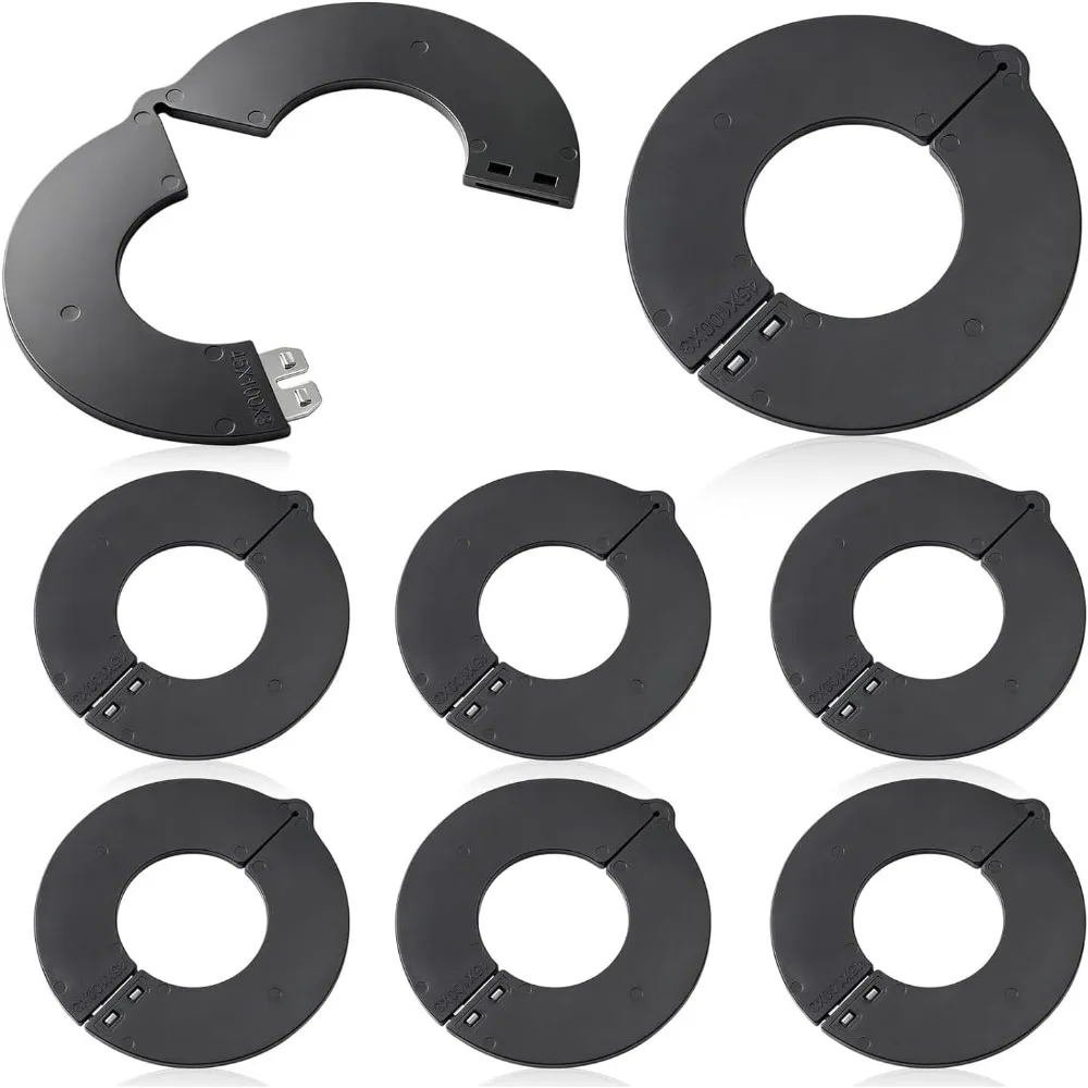 8pcs Durable Bucket Pin Shims Heavy Duty Wear Resistant Excavator Bucket Shims Bucket Pin Spacers For Skid Steer Loaders