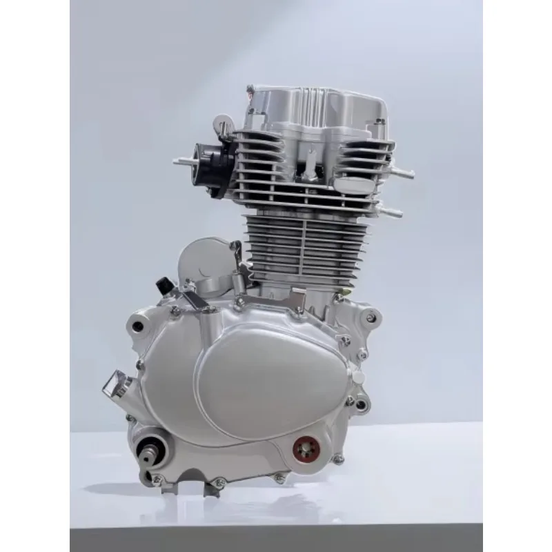 Single Cylinder 250cc Petrol Motorcycle Engine Streetbikes Four Stroke Manual Clutch Air Cooling Motorcycle Assembly