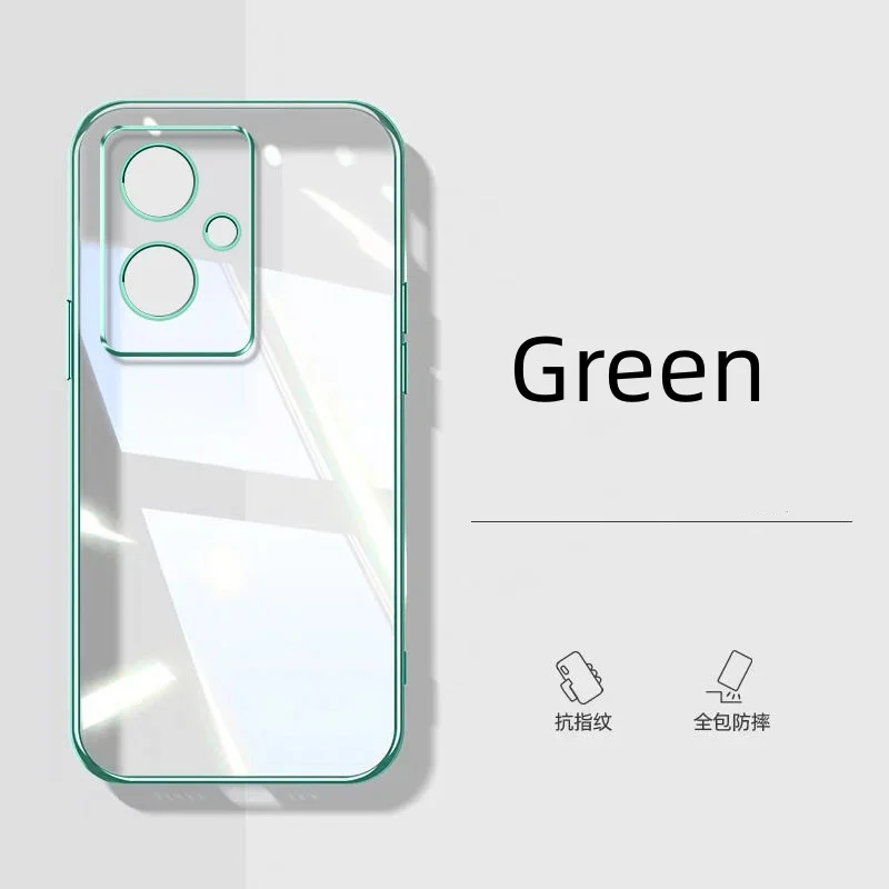 Ultra-thin Plating Silicone TPU Case For Oneplus Nord N30 SE Electroplating Transparent Shockproof Back Cover For 1+ 13R ACE 5 image 4