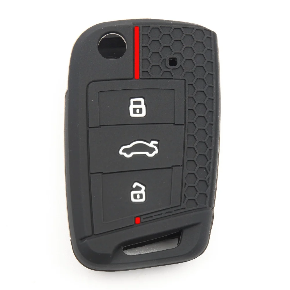 Key Fob Case For VW Golf 7 MK7 VII Tiguan Polo For Skoda Octavia A7 Kodiaq For Seat Ateca Leon Full Coverage Stylish Reliable