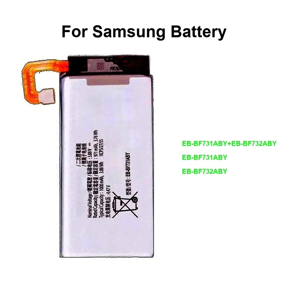 

1000-2700 мАч для Samsung Galaxy Z Flip 5 SM-F7310 F731 F732 аккумулятор для мобильного телефона EB-BF731ABY + EB-BF732ABY EB-BF732ABY EB-BF731ABY