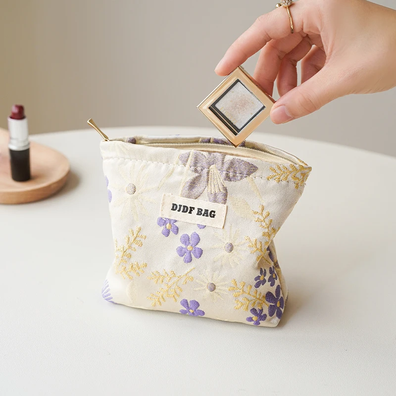 Piccola borsa cosmetica cosmetici da donna prodotti per la cura della pelle borsa portaoggetti portamonete portatile busta per rossetto borsa per