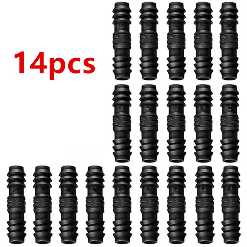 14-teiliges 16mm Tropfbewässerungs-PE-Rohr-Set mit Winkelverbinder, T-Stück und Endkappe 1/2'' für Gartenwasserschlauch-Reparatur und -Verlängerung – Detail 6