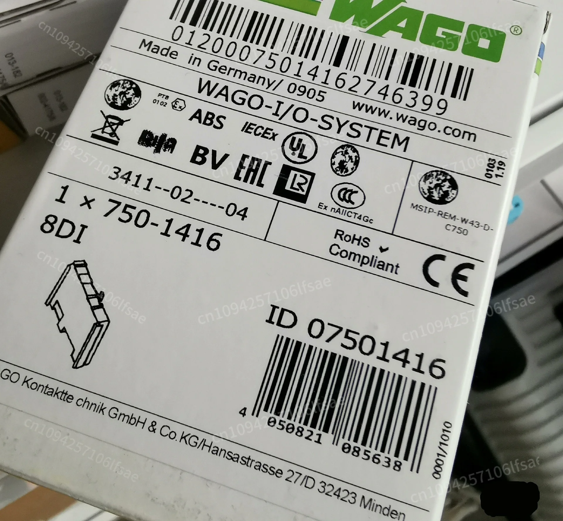 

IN STOCK Wago module 750-1416 750-1421