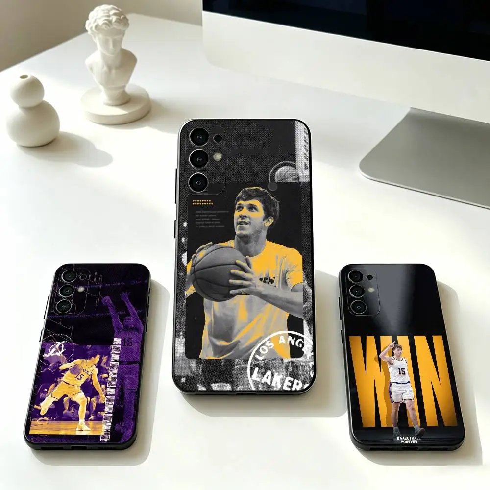 Basketball T-Austin Reaves   Phone Case For Samsung S25,S24,S21,S22,S23,S30,Ultra,S20,Plus,Fe,Lite,Note,10,Black Cover