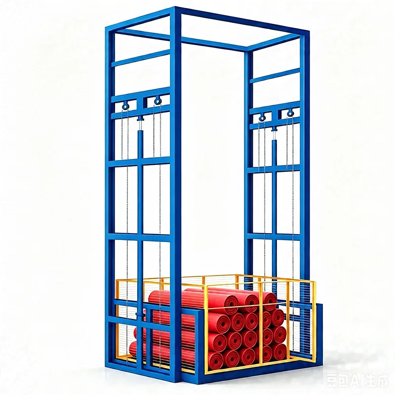 Hydraulic Freight Elevator, Warehouse Logistics Loading Platform Utilizes Interlocked Control of Fixed Lifts(Customized)