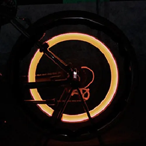 Motion Activated LED Flash Tyre Wheel Valve Cap Light for Car Bike Motorbicycle Accessories