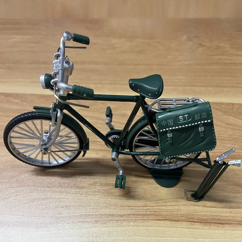 

1:10 Mini Model Alloy Bicycle With Inflation Pump and Bag Diecast Adult Simulation Finger Mountain Metal Bike Decoration Toys