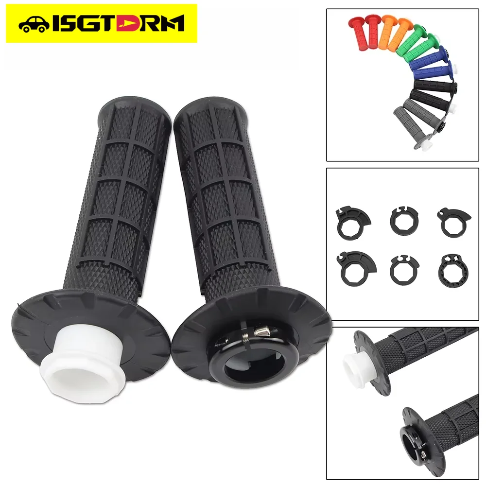 Motorcycle Universal Grips 7/8' 22mm Hand Grip Snap-on Cam Lock-on Grip For KTM CRF SXF EXC Motocross Dirt Bike
